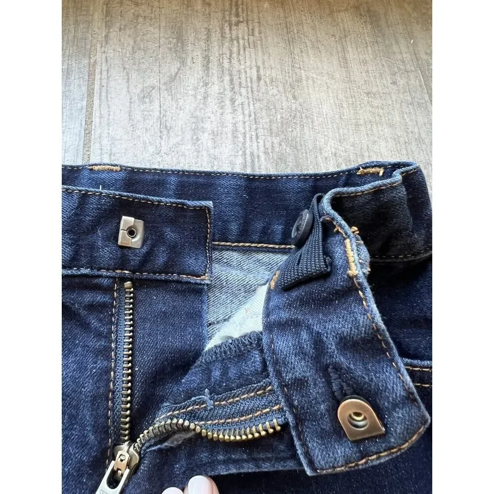 Gap Baby Boy Stretch Denim Jeans Dark Rinsed Wash Indigo 6 Regular Slim Casual